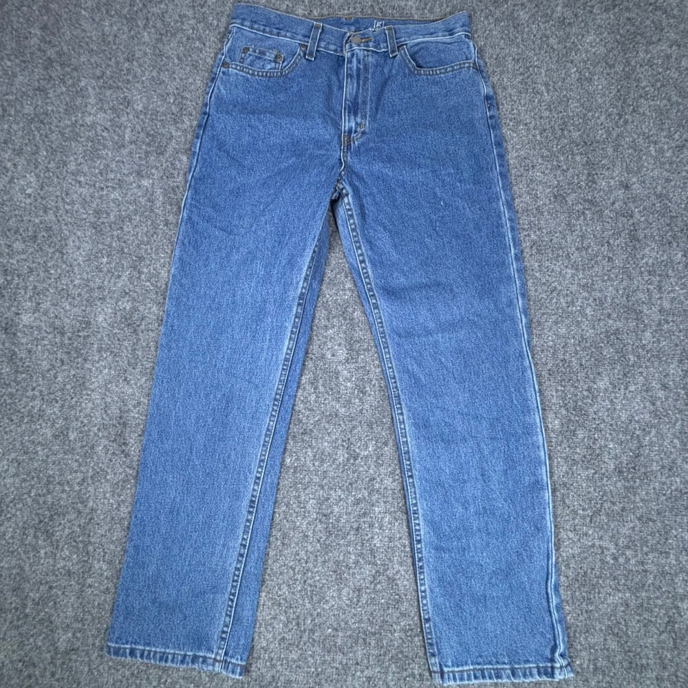 George Mens Regular Fit Straight Leg Jeans Medium Wash Blue 31x30‎ NWT